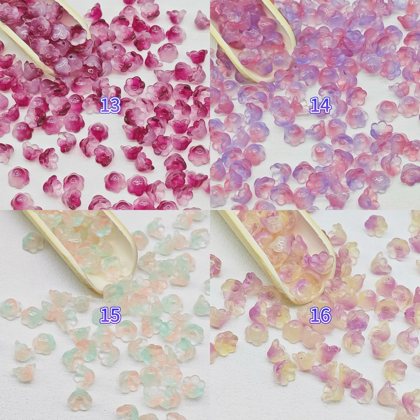 [TZ-54] スズラン・19色より選択可・7*12mm・少量・50mlお試しサイズ