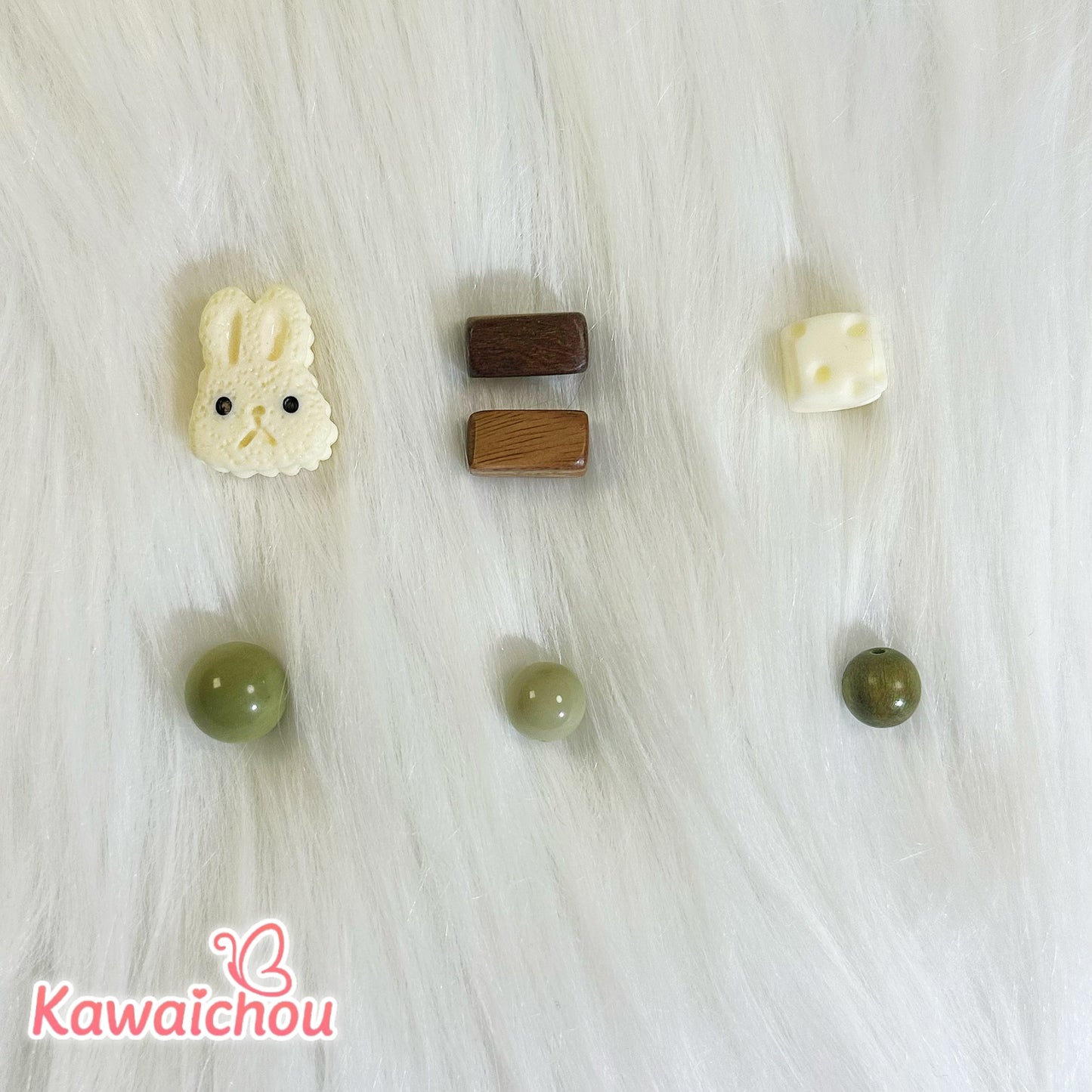 [TZ-56] アボカド翠庭・8/10mm・✨限量 5 名・アラシャン瑪瑙・タグアナッツ・木製ビーズ