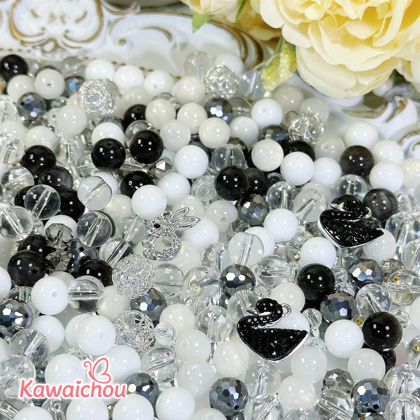 [TZ-22] しずかな約束・6/8/10mm・💖大人気・高品質テラヘルツ・高品質シルバーオブシディアン