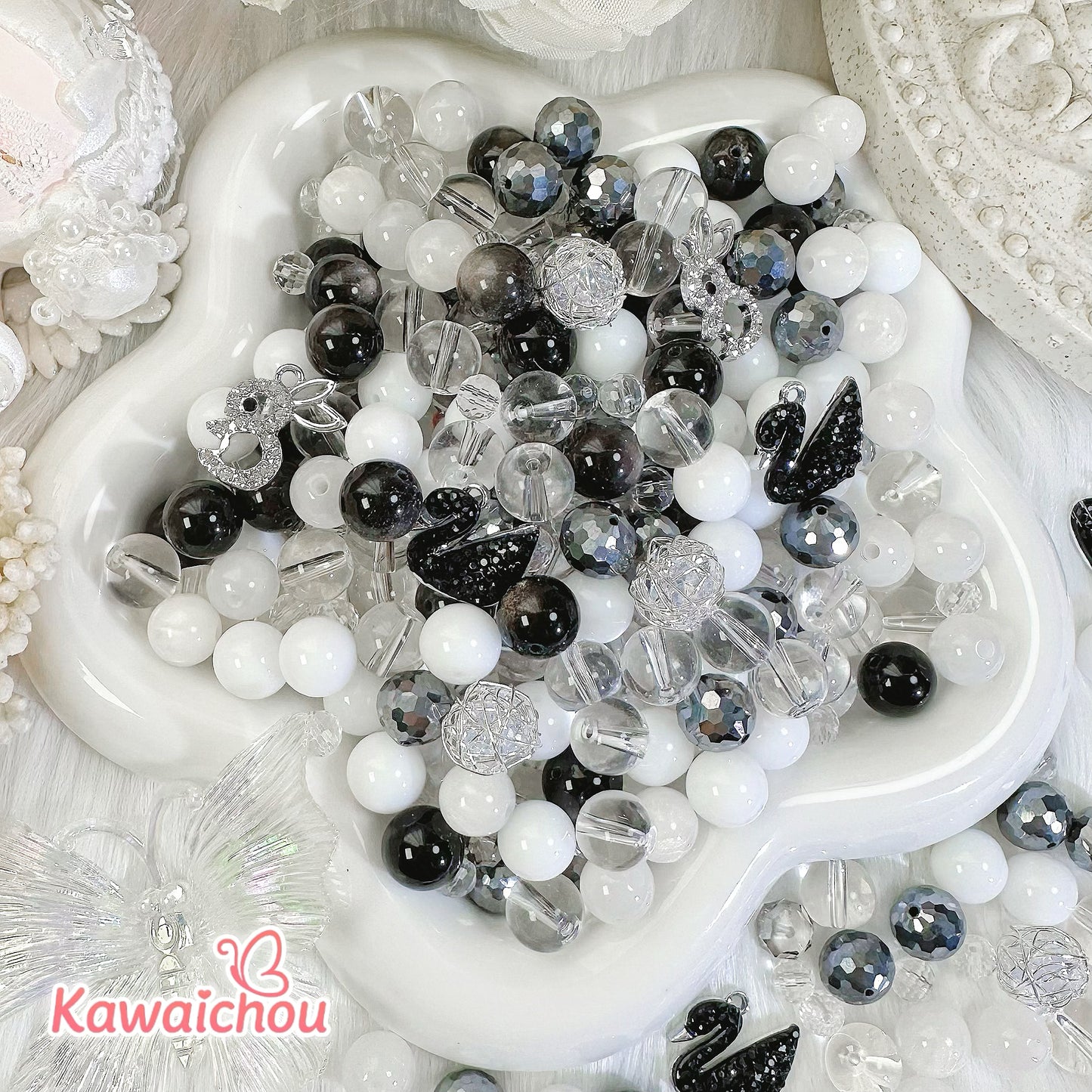 [TZ-22] しずかな約束・6/8/10mm・💖大人気・高品質テラヘルツ・高品質シルバーオブシディアン