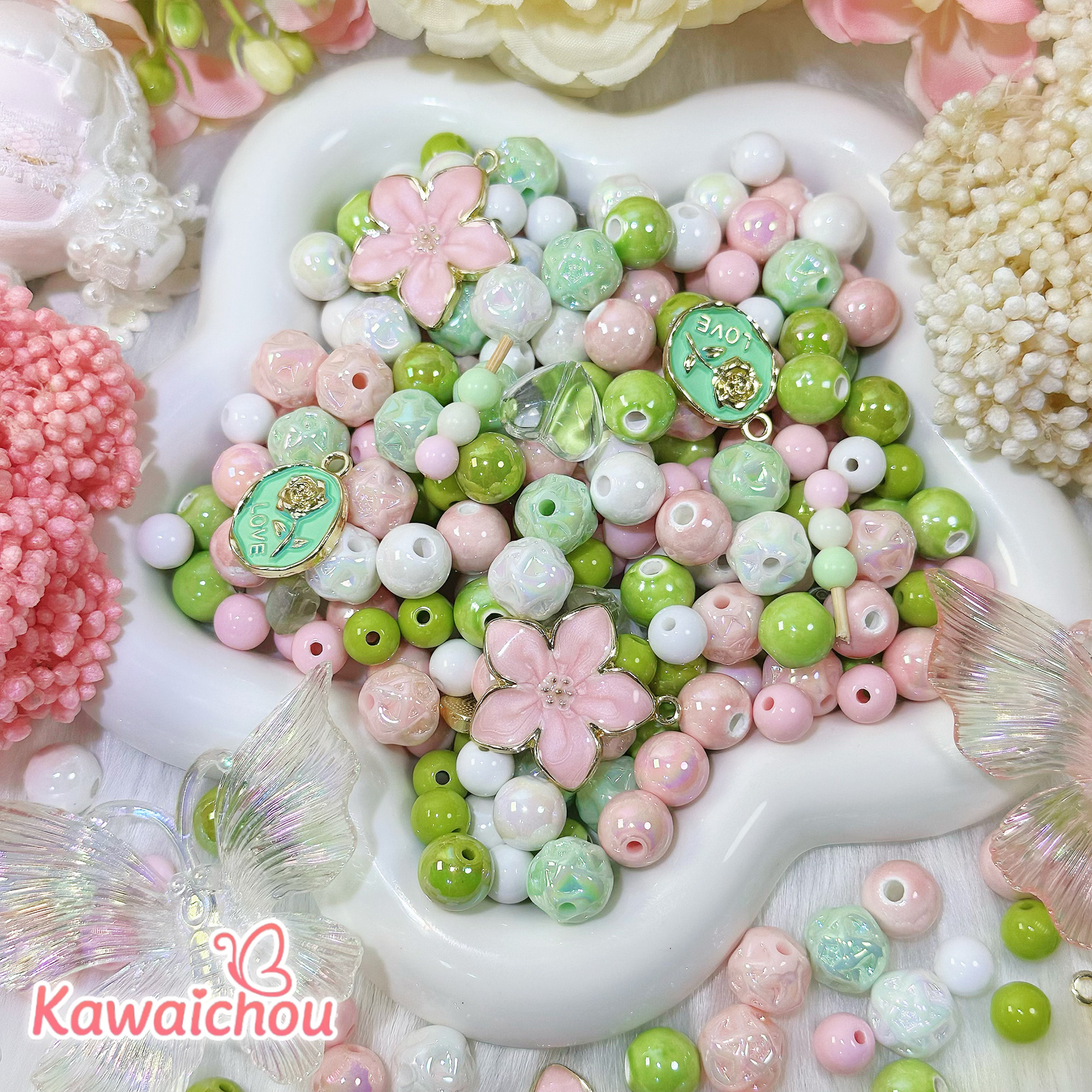 [TZ-31] さくらだんご・10/11mm・陶器・💖人気