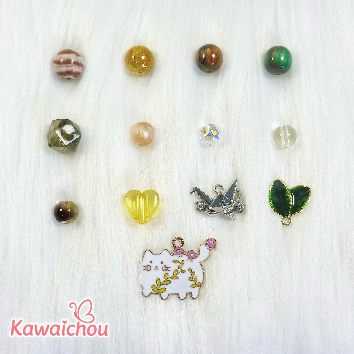 [TZ-38] 落葉のワルツ・8/10/12mm・高品質天然石・🫧上品